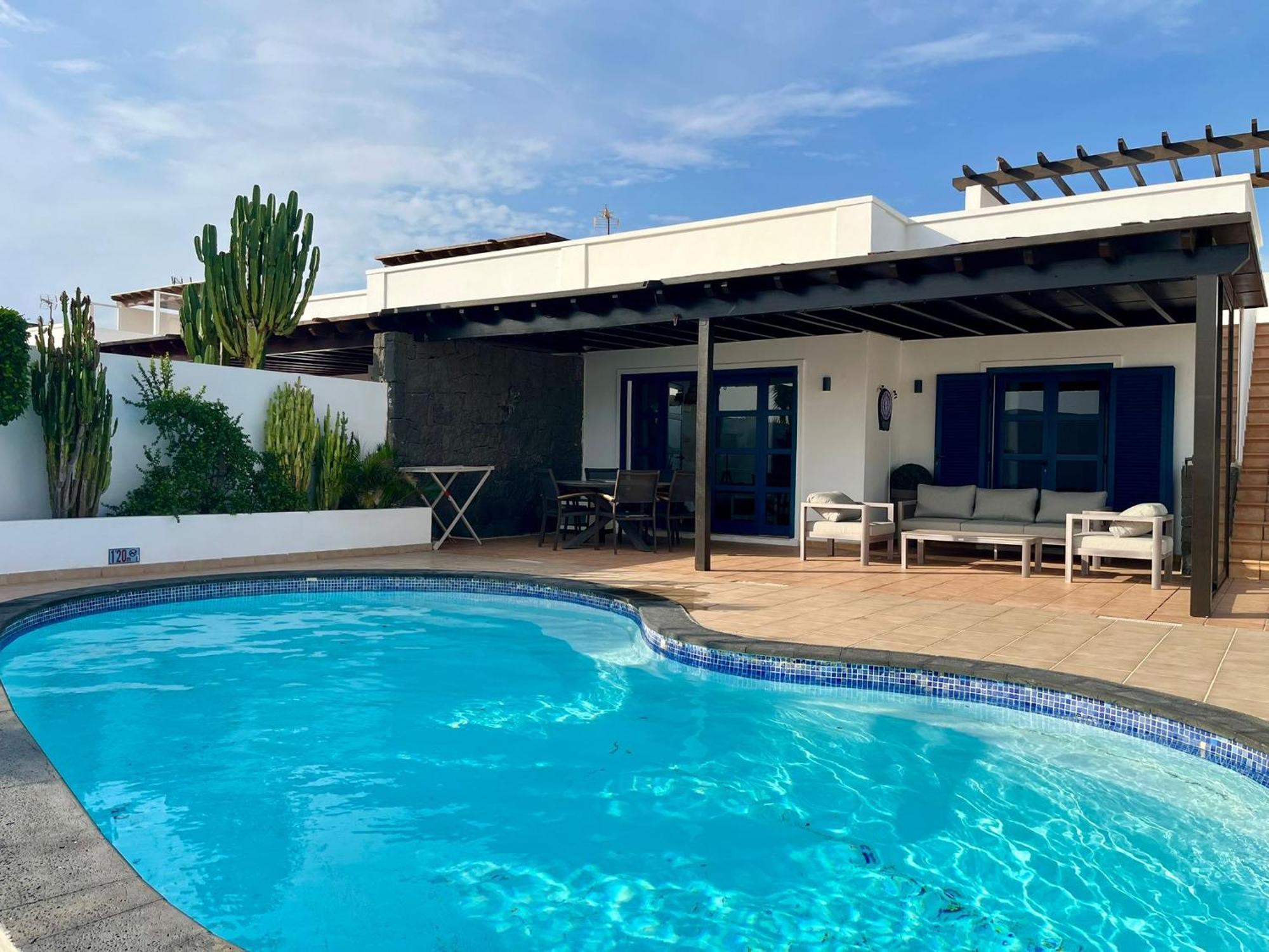 Splendid Casa Nostra, Private Pool, Wifi, Garden Villa Playa Blanca  Luaran gambar