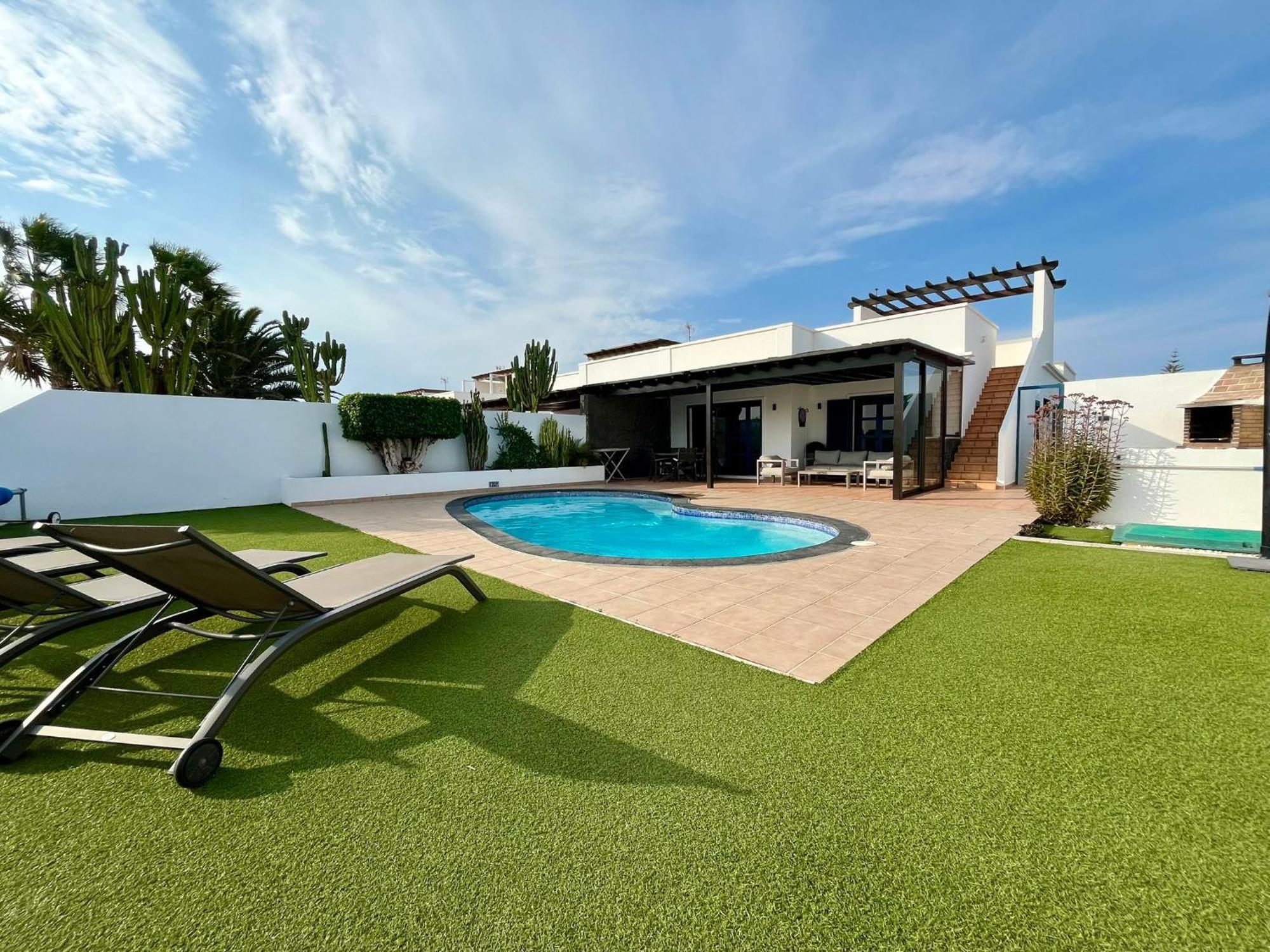Splendid Casa Nostra, Private Pool, Wifi, Garden Villa Playa Blanca  Luaran gambar